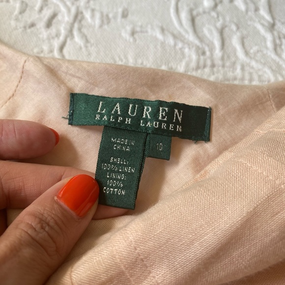 Ralph Lauren Linen A-line skirt - Picture 2 of 6